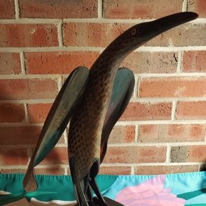 Handcrafted Antique Waterfowl Statue 1936